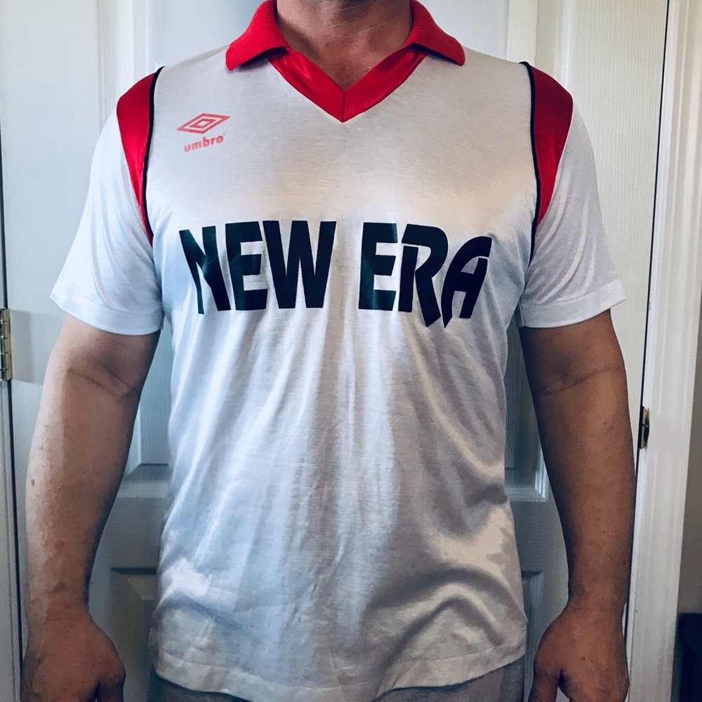 Umbro L New Era soccer shirt. Number 16 on back.